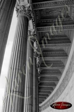 Black and White image of Rome Italy