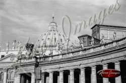 Black and White image of Rome Italy