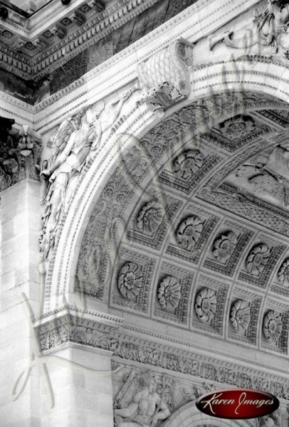 Black and White image of Paris Street Scenes