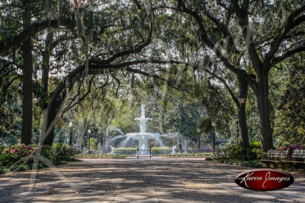 Fountain Forsyth Park Savannah Georgia