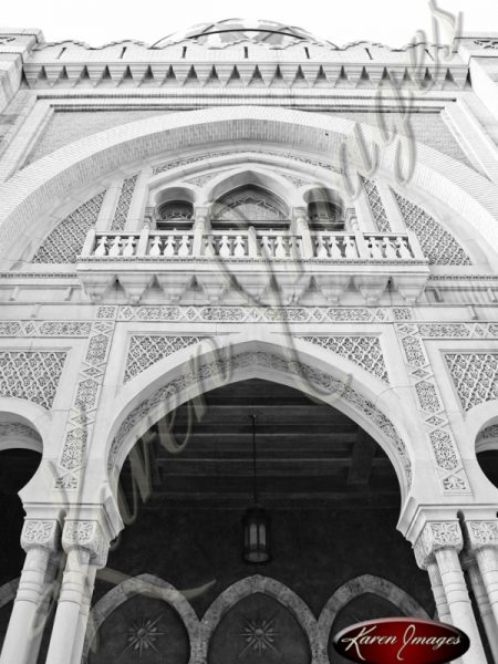 Fox-Theatre-South-Facade-Atlanta-Georgia-Black-and-White