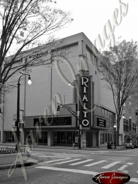 Rialto Theatre Fairlie Poplar Atlanta Georgia Black and White