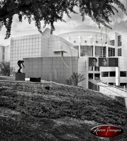 High Museum 1 Atlanta Georgia Black and White