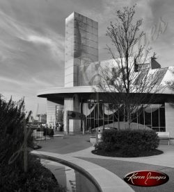 World of Coke Sq Atlanta Georgia Black and White