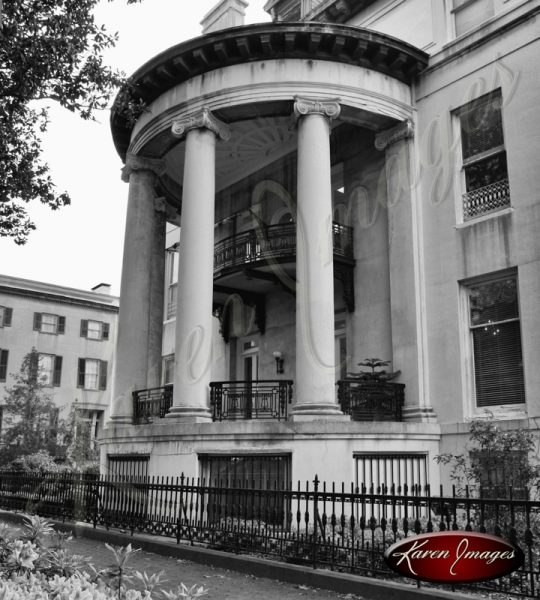 17 W McDonnough St Savannah GA Black and White