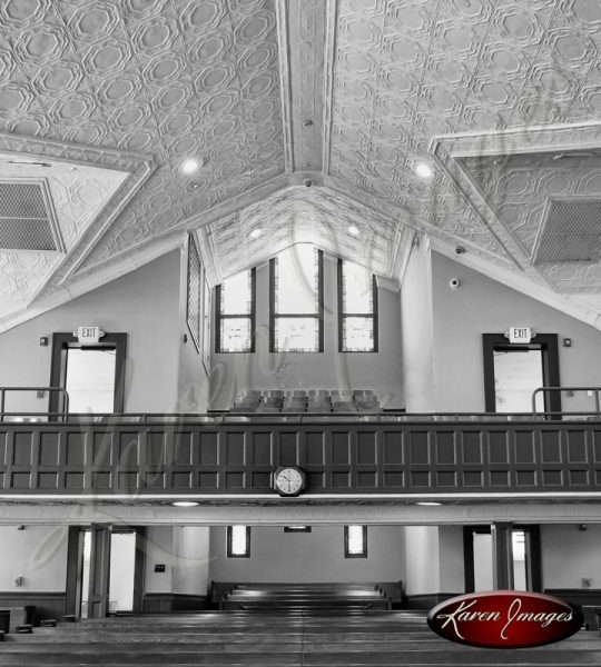 Ebenezer Baptist Church Atlanta Georgia Black and White