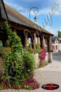 ancient well house in loire valley