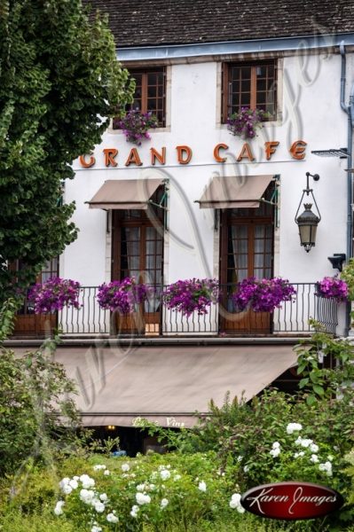 Lovely Cafe in Beaune Burgundy France