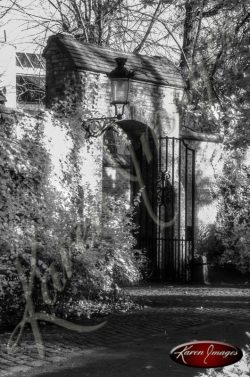 Black and white of brugge belgium reflections of belgian brick work ancient architecture