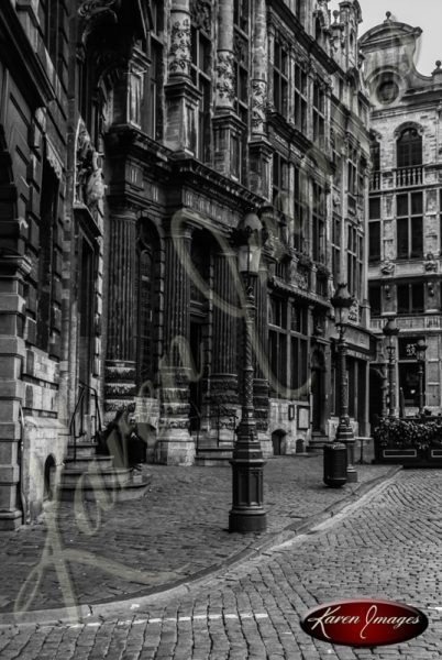 Black and white of brugge belgium grand palce brussells belgium