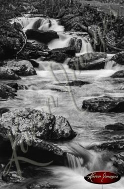 Black and white of rivers streams waterfalls smokey mountains cumberland gap amicalola falls