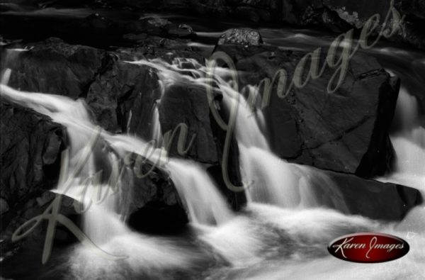 Black and white of rivers streams waterfalls smokey mountains cumberland gap amicalola falls