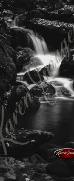 Black and white of rivers streams waterfalls smokey mountains cumberland gap amicalola falls