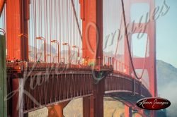 Golden Gate Bridge color photo San Francisco California