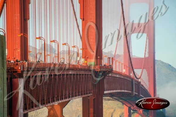 Golden Gate Bridge color photo San Francisco California