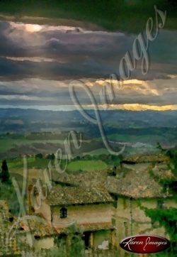 landscape of tuscany