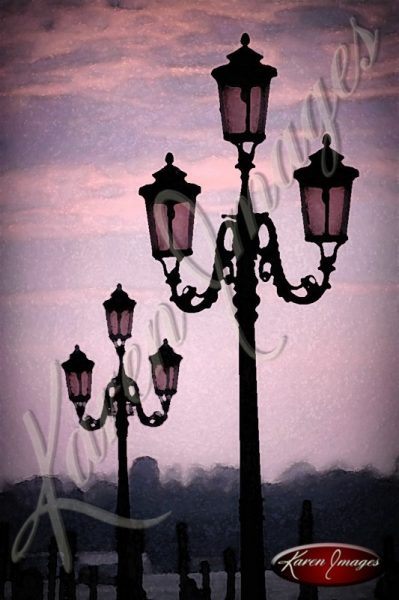 street light of venice