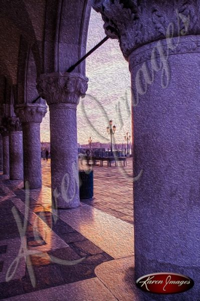 cleared art of venice san marco square italy