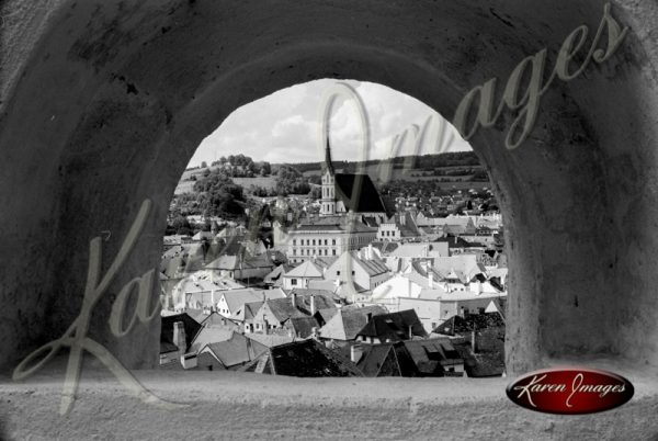 Image of Ancient Village of Ceske Krumlov Czech Republic