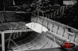 black and white image of boats cinque terre italy