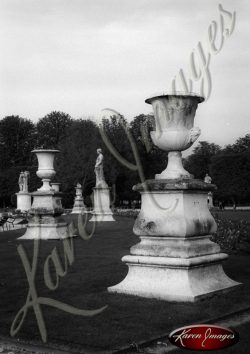 black and white image of the louvre paris france